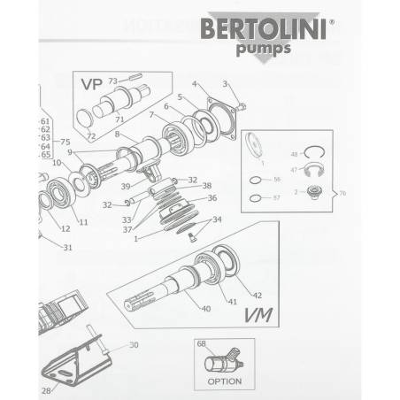 802190102 - Joint spy bertolini 80.2190.10.2 (5) éclater pièces