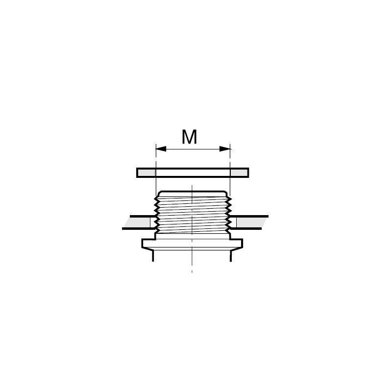 Joint plat pour raccord 1"1/4 Femelle (33/42) et 3/4" Mâle (20/27) - 39.5 x 27.5 x 2.5