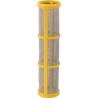 Tamis filtre tronçon Teejet AAB126ML - 80 mesh jaune