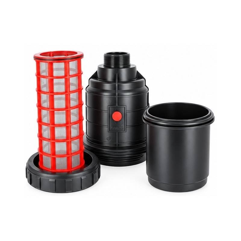 3172072 - Filtre aspiration Arag 317 - 2 pouces Mâle - 32 mesh rouge (4)