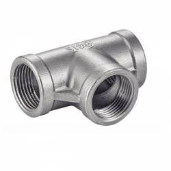 Raccord inox en T filete